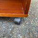 Scandinavian rolling side table LACOUR Paris Hi-Fi / Vinyls 1960