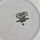 4 vintage Digoin Sarreguemines earthenware soup plates, Corsica model