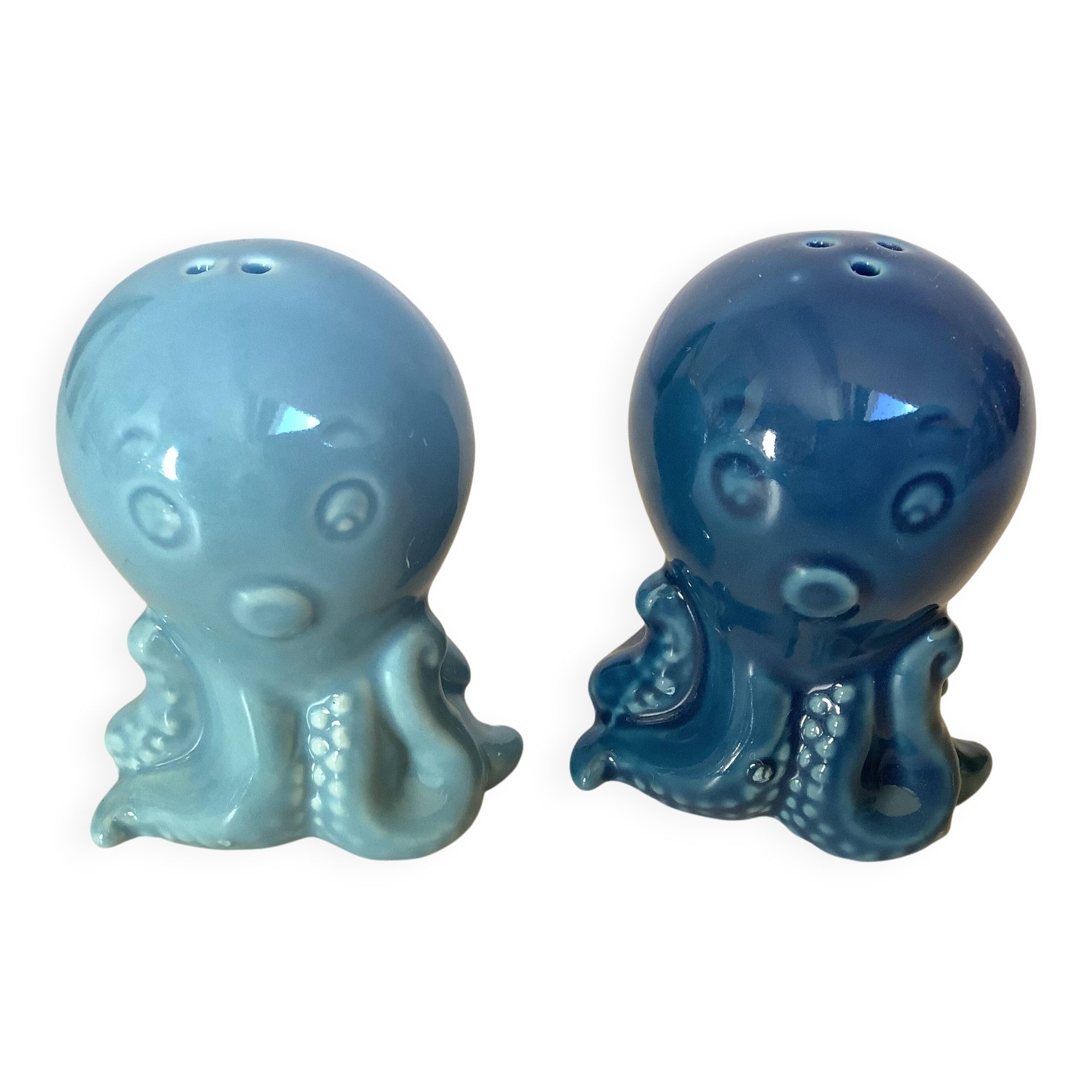 Salt and marine zoomorphic pepper