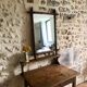 Large bamboo mirror from the 1950s