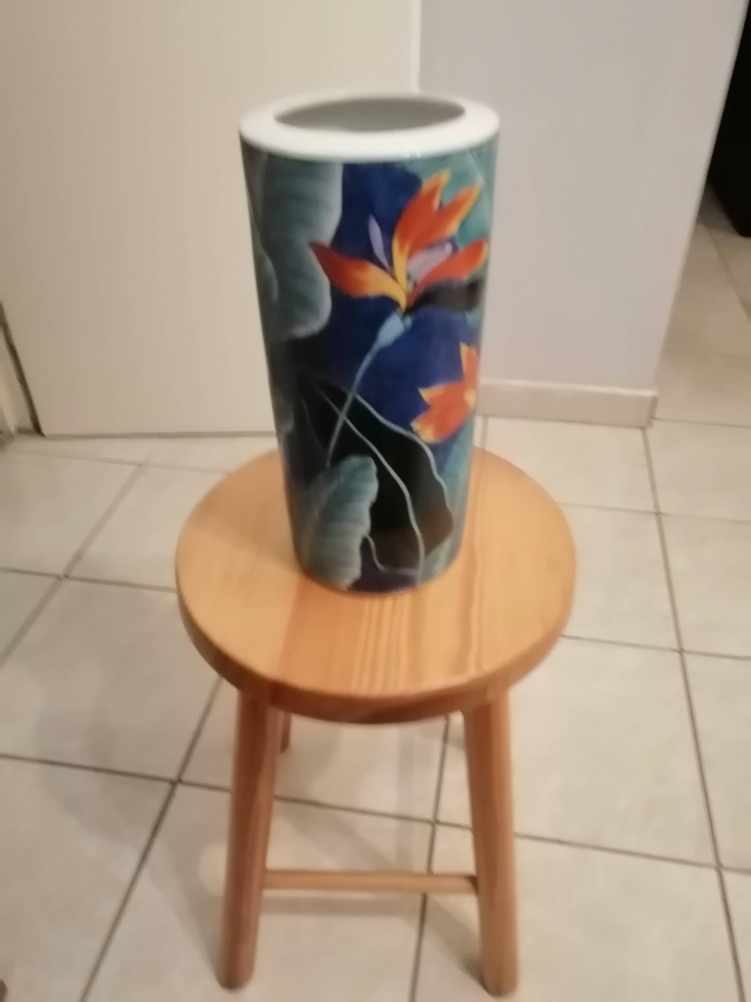 Vase vintage OTOGIRI floral