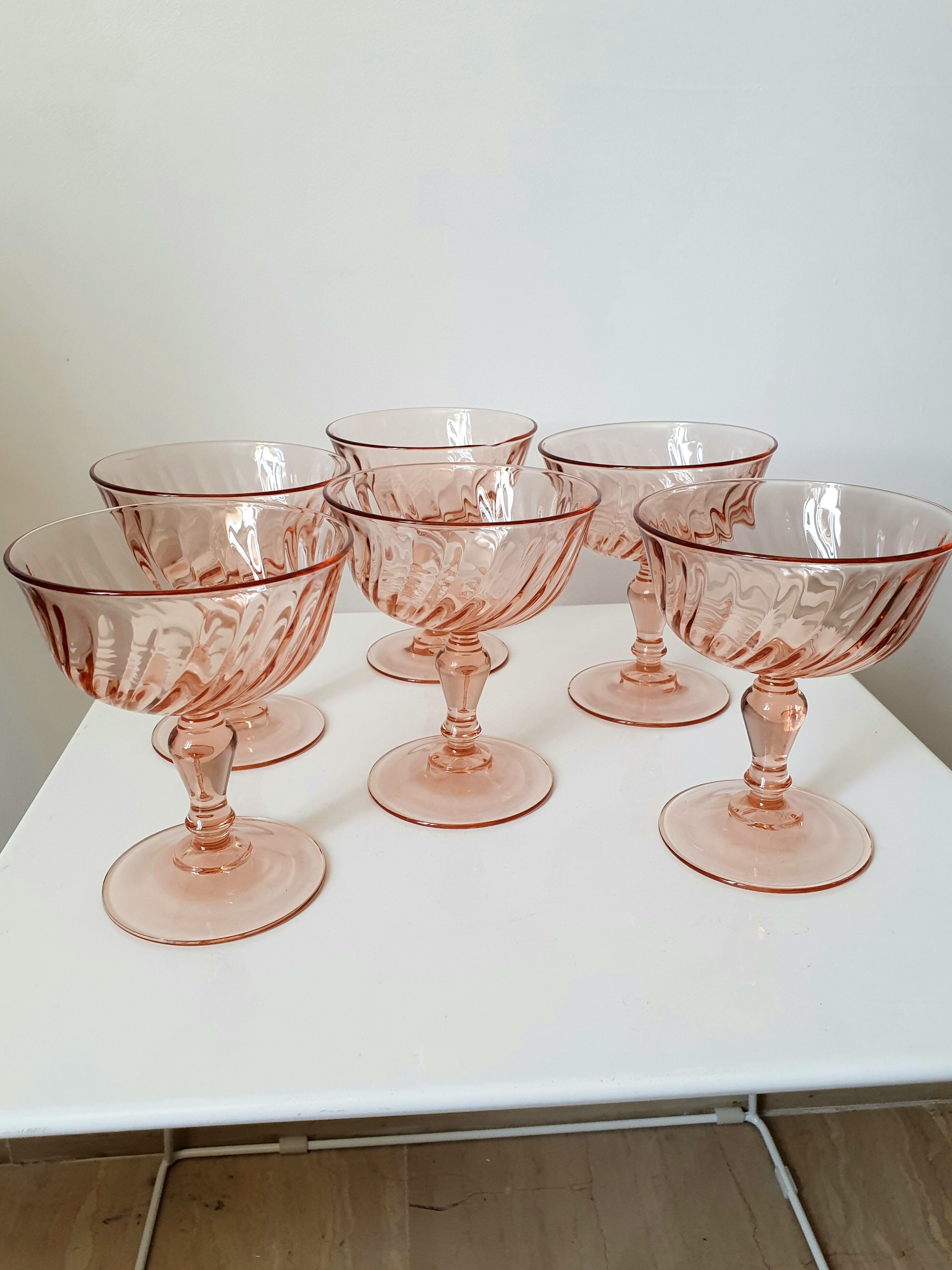 Rosaline champagne cups