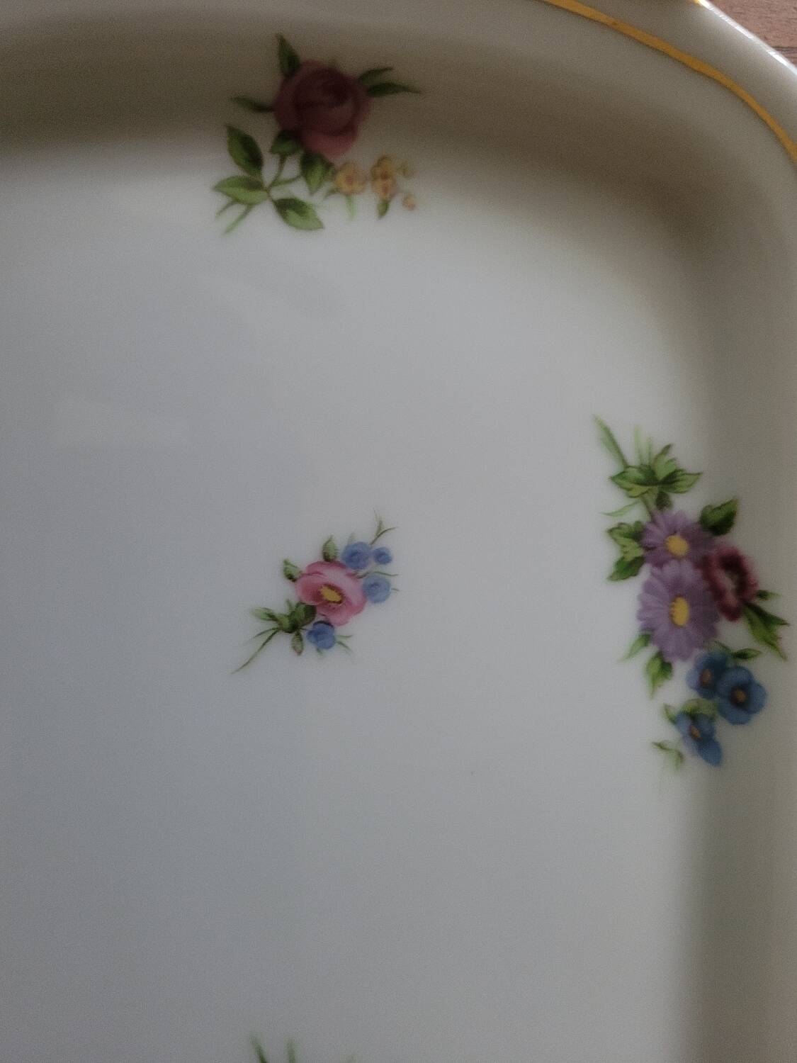 Limoges cake plate
