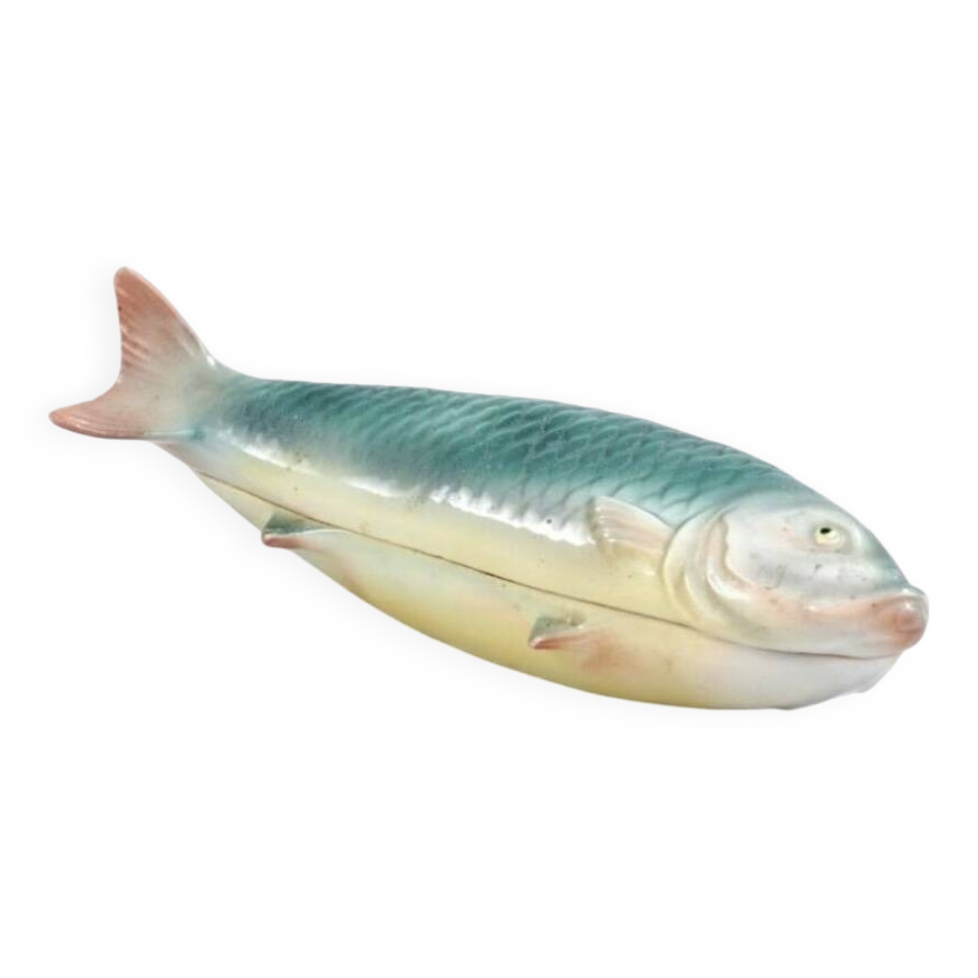 Fish-shaped slip box - old