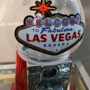 red candy dispenser las vegas 28x15 with its original packaging