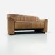 Mid-Century Swiss Cognac Leather DeSede DS-44  Extendable 2-seater Sofa by DeSede 1970s.
