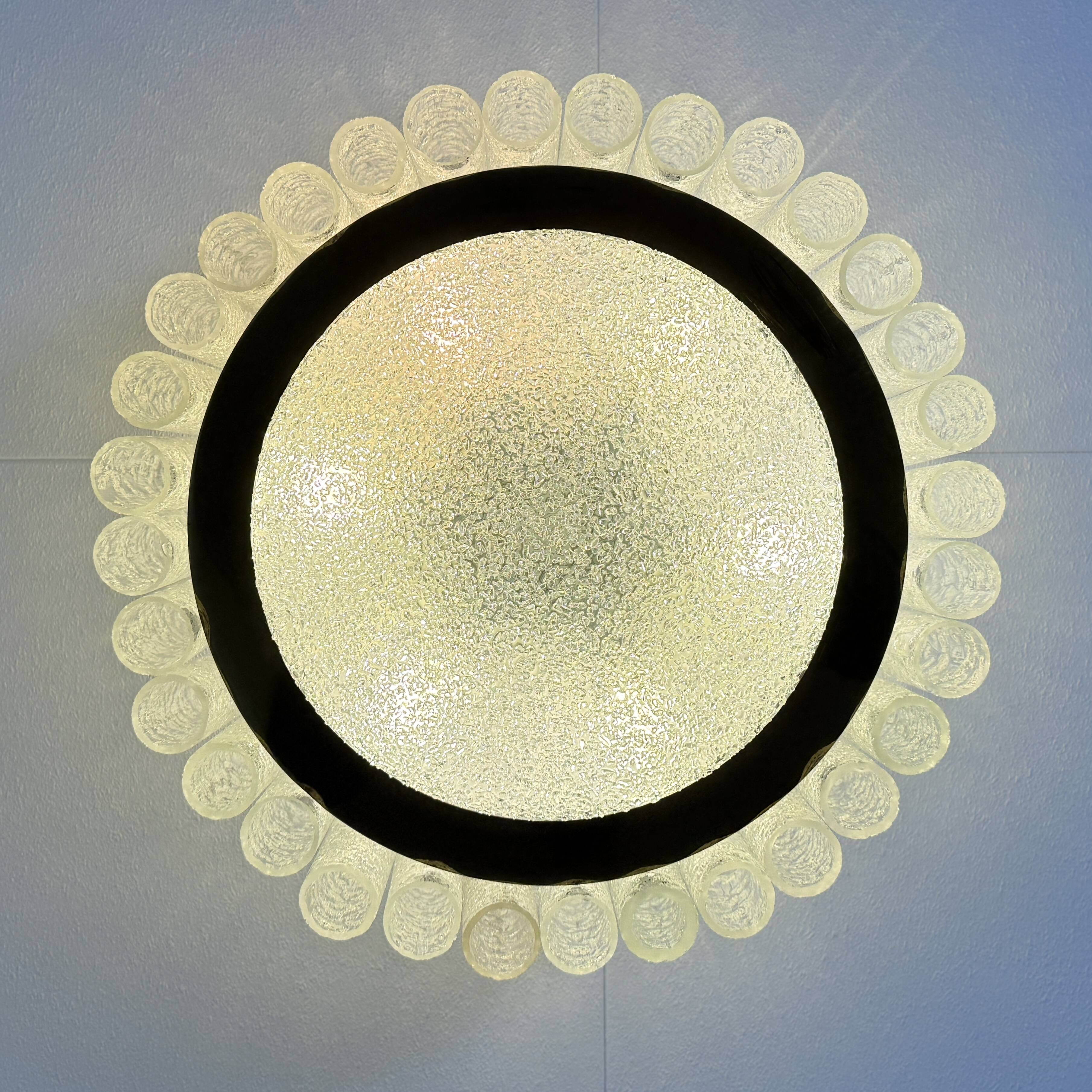 Doria Leuchten Murano Glass Ceiling Lamp