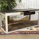 1930s draper's table in fir and chestnut