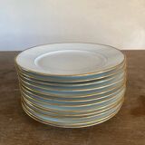 Lot vaisselle ancienne liseret doré porcelaine de limoges