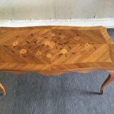 marquetry coffee table