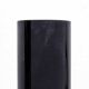 Frosted black Murano glass vase