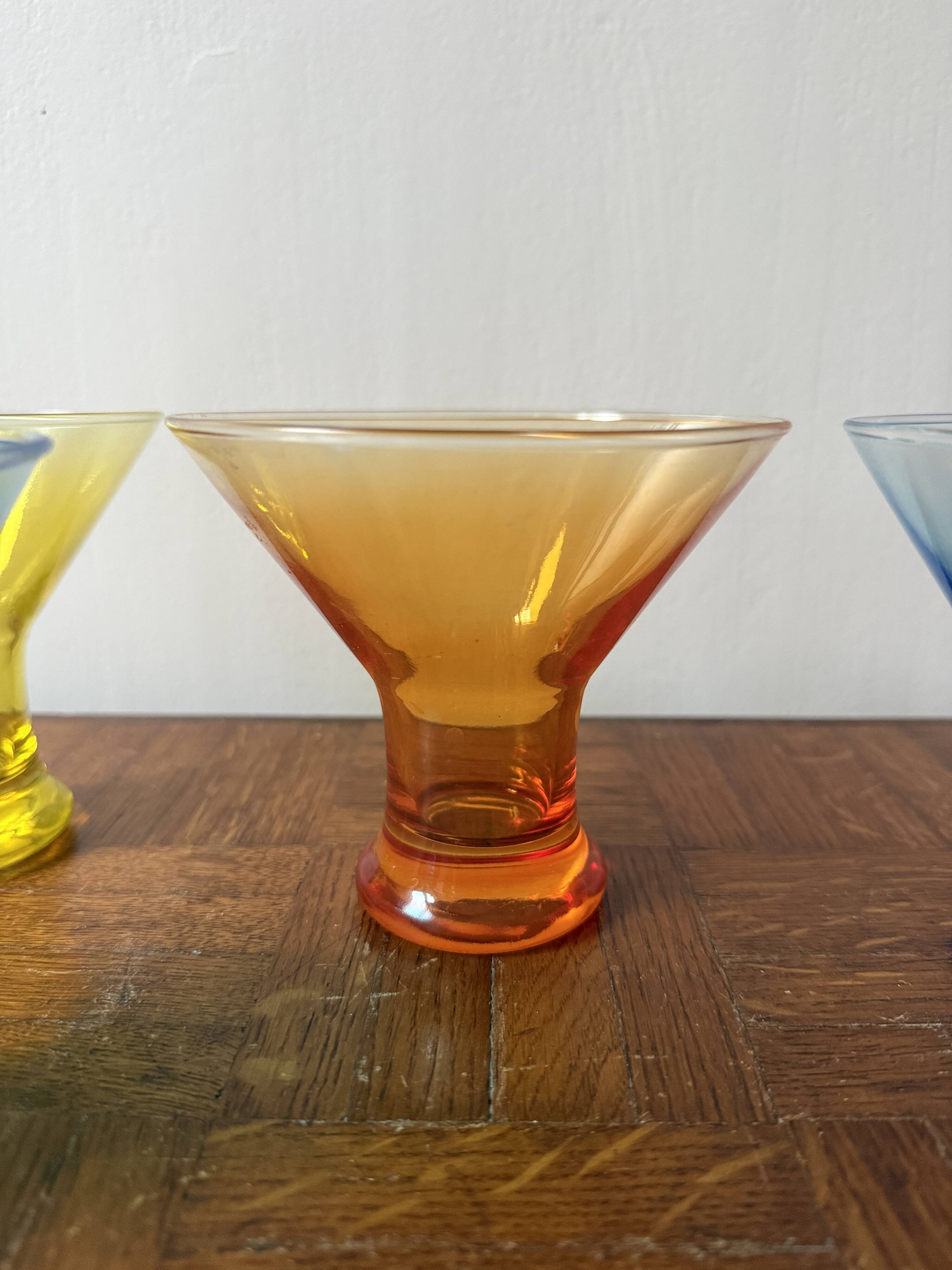 Set of 5 coloured dessert bowls Luminarc