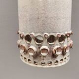 Beautiful, cylinder-shaped hanging lamp in ceramic.