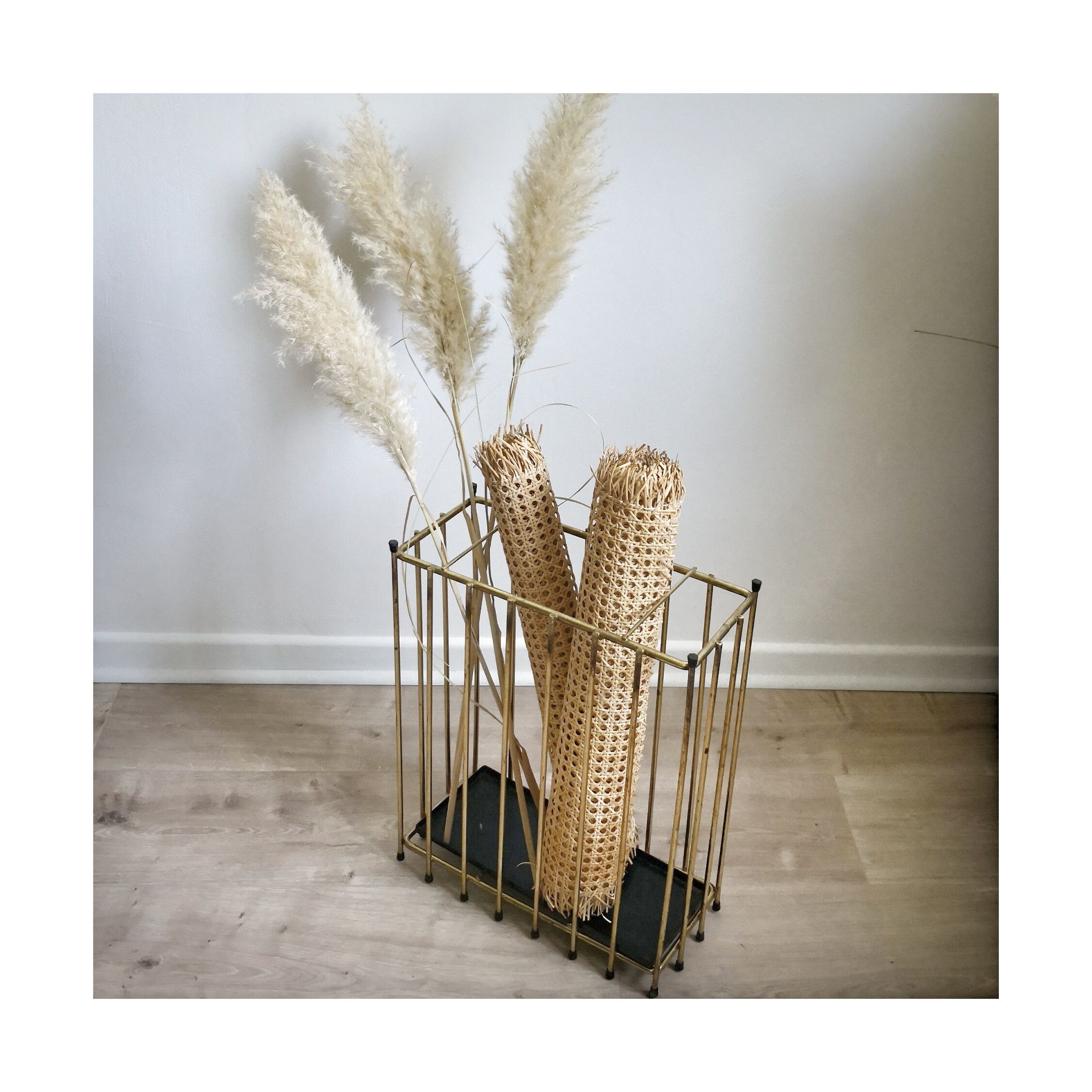 Golden umbrella holder 50/60 years