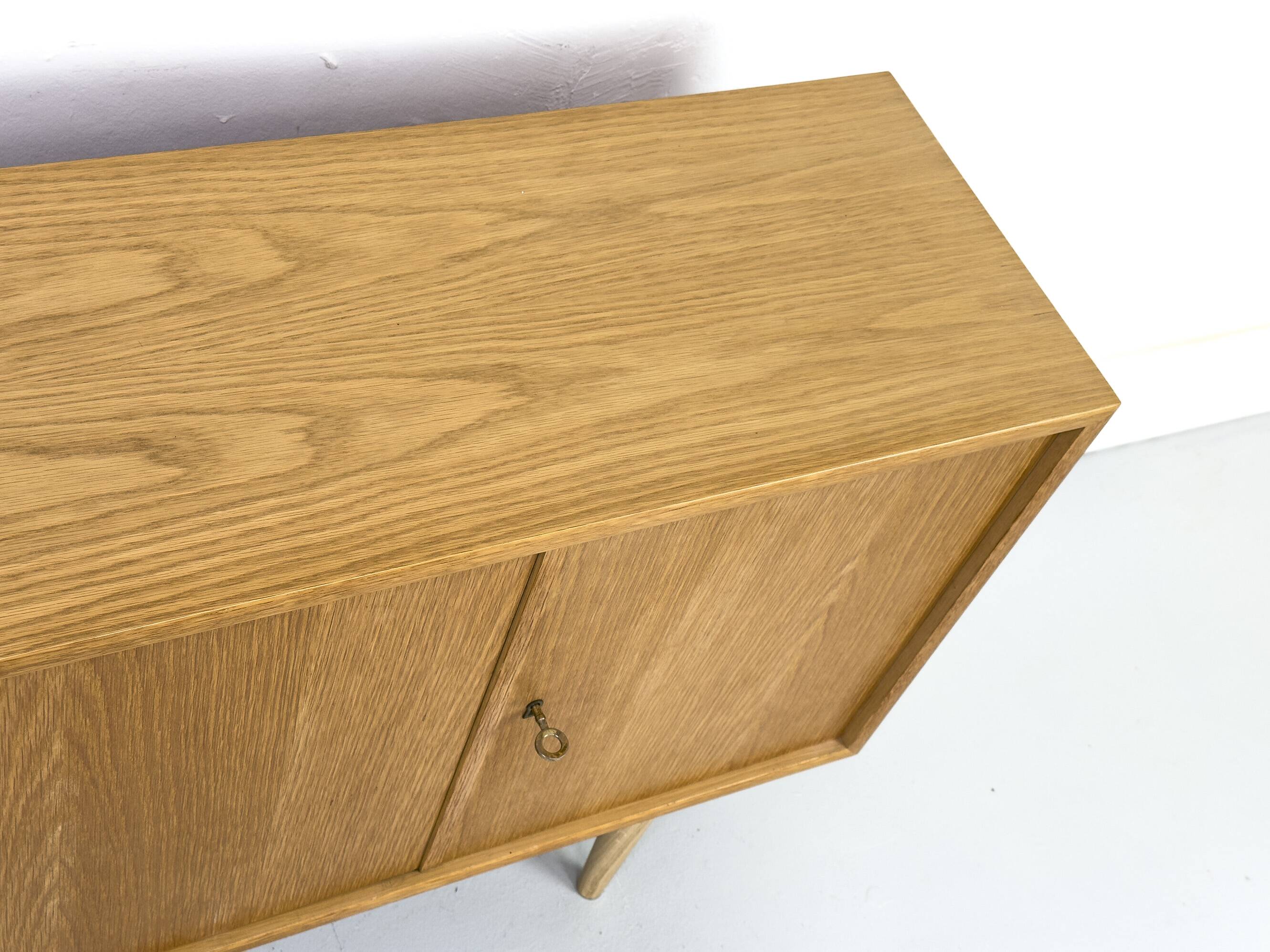 Mid-Century Light Oak Sideboard from WK Möbel, 1970s