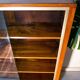 Showcase bookcase, glass and oak 1960