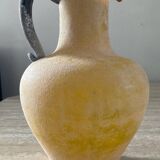 Scavo Murano vase jug in yellow glass paste