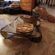 Vintage plexiglass coffee table