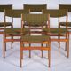 Vintage Teak Chairs for Nova, Denmark, 1970s, Set of 6