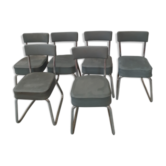 Série de chaises Ronéo années 50/60
