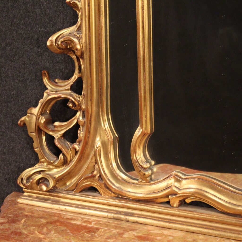 Console with mirror in Louis XV style