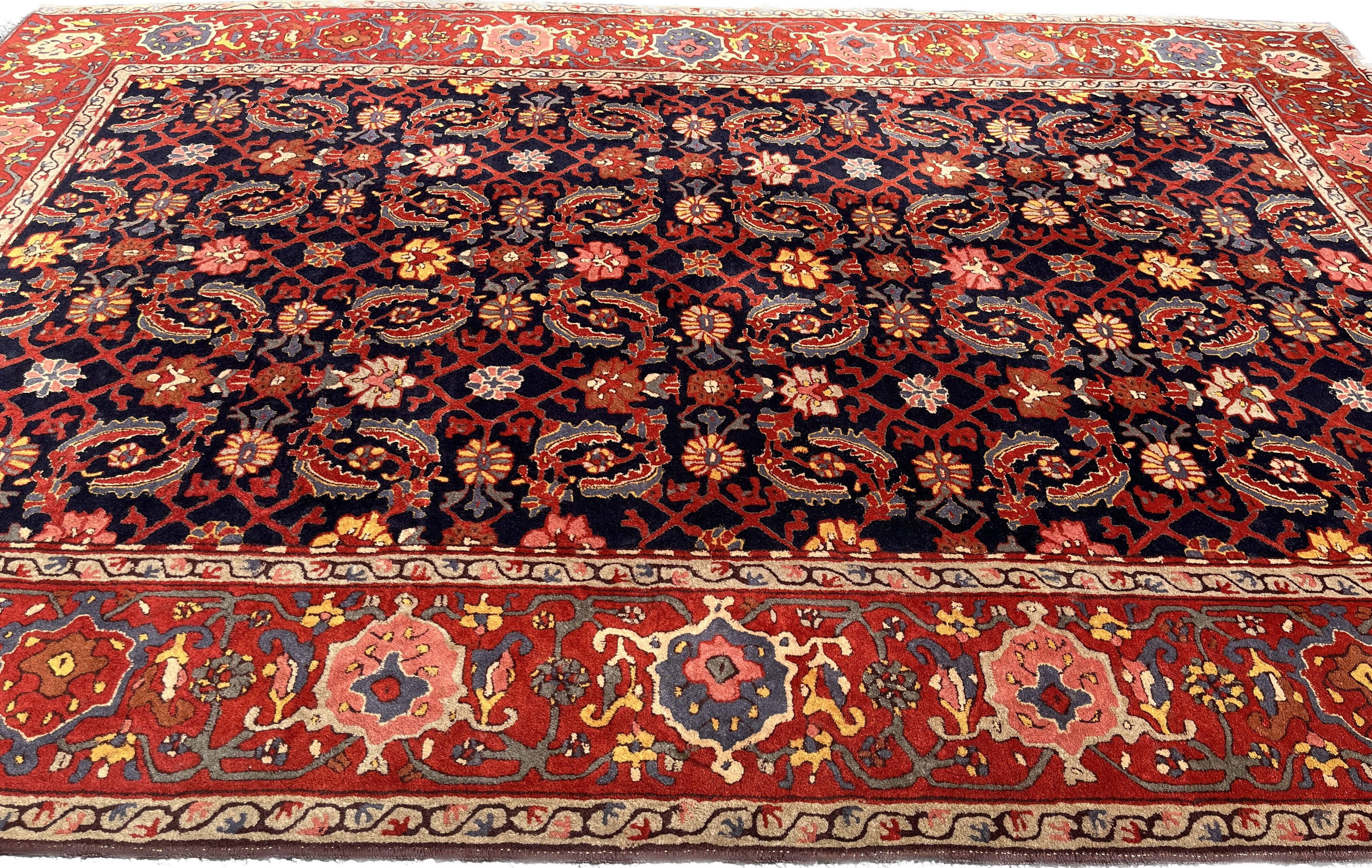 Tapis Tetex Crocheté Design Hérati
