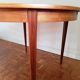 Scandinavian extendable renovated round table