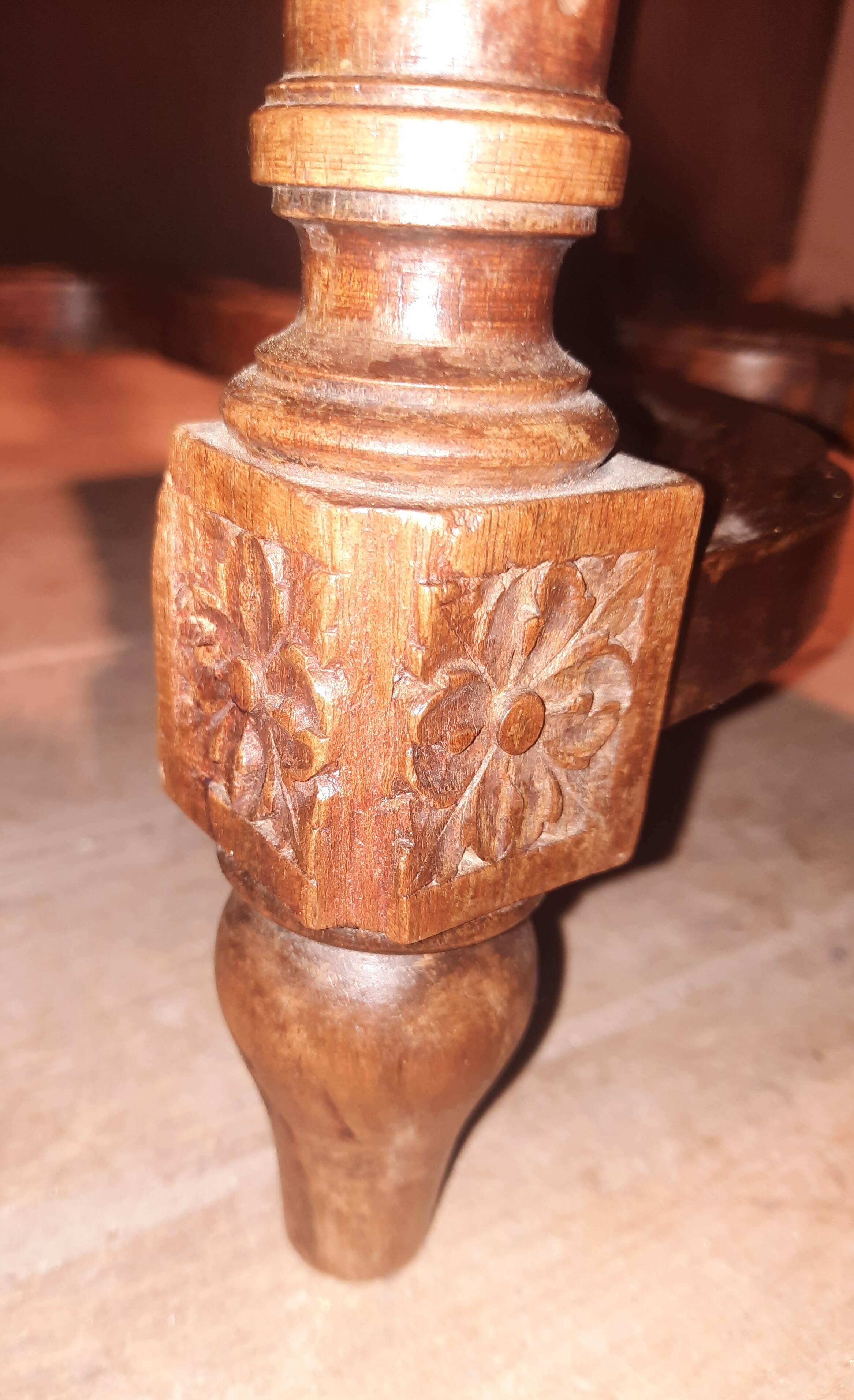 Square piano stool in the Louis XVI style