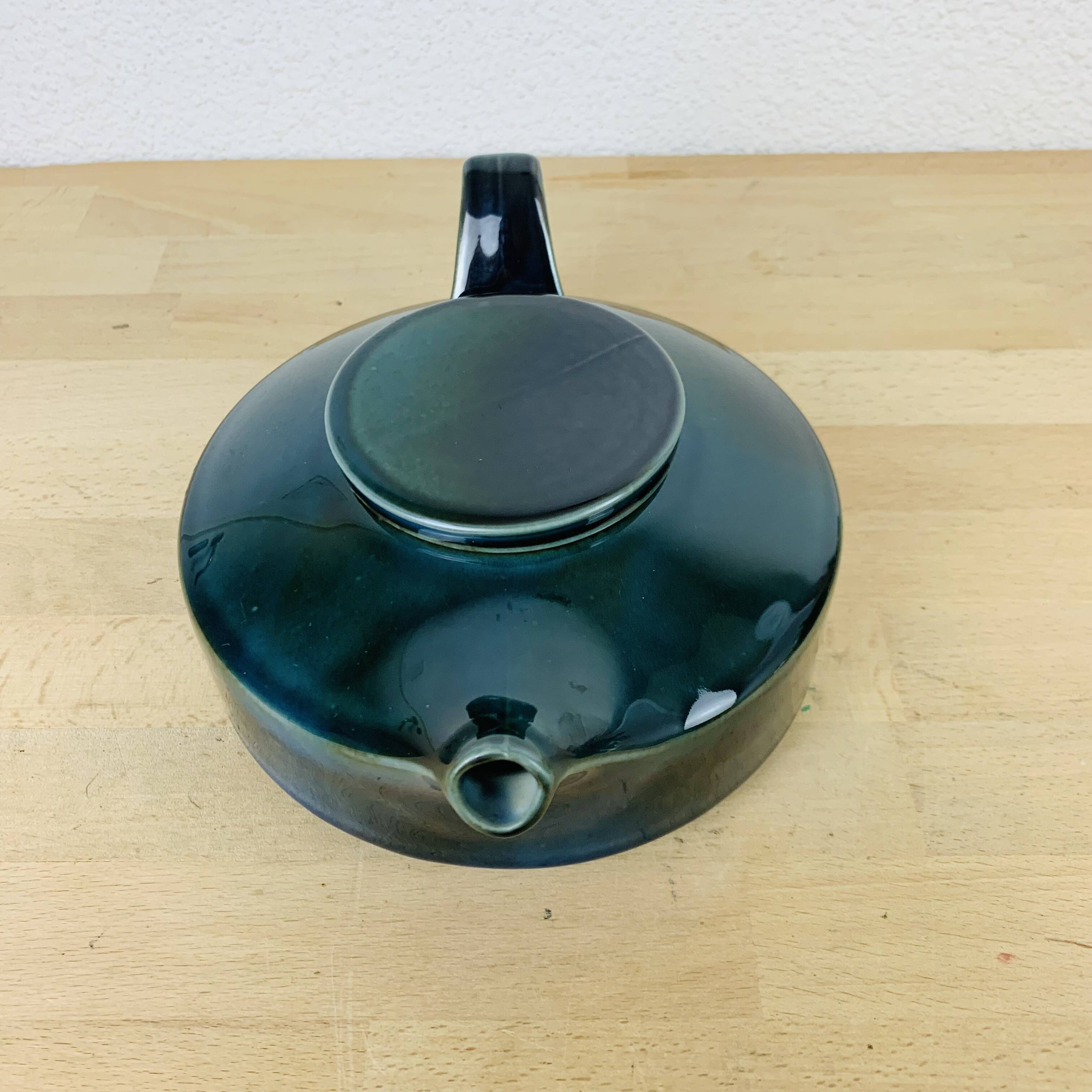 Vintage blue lot porcelain teapot