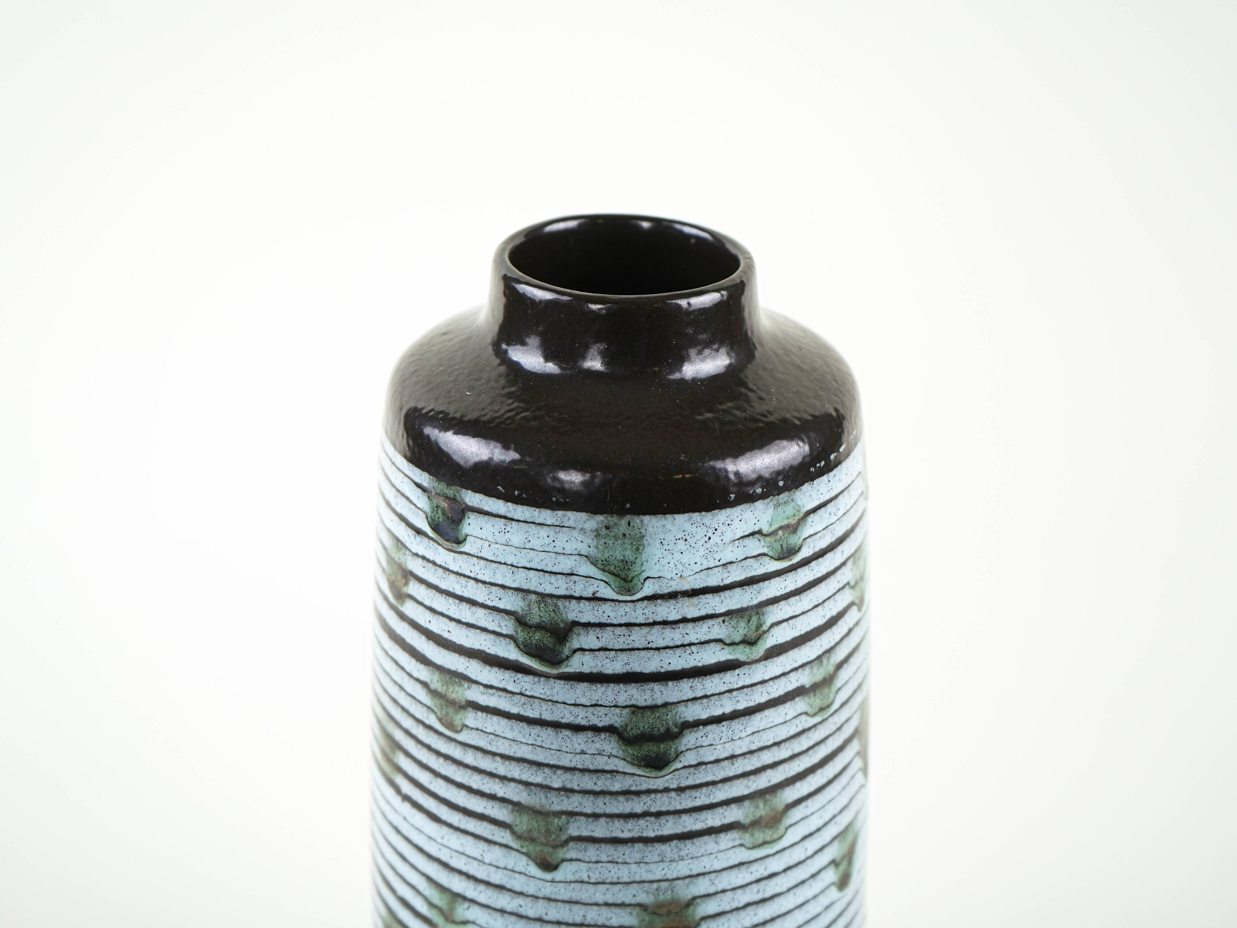 Ceramic vase, German design, 1970s, made in West Germany