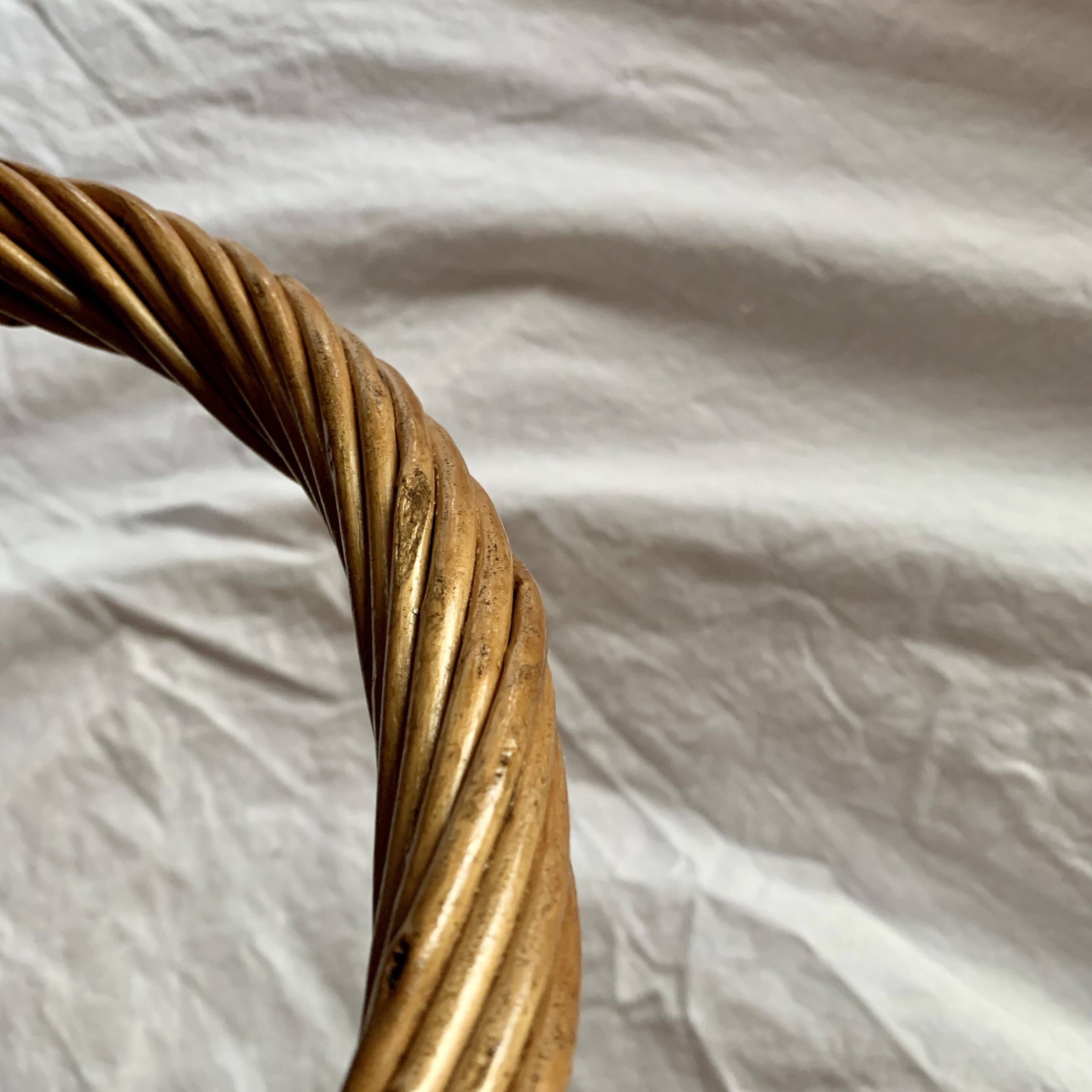 Vintage wicker basket