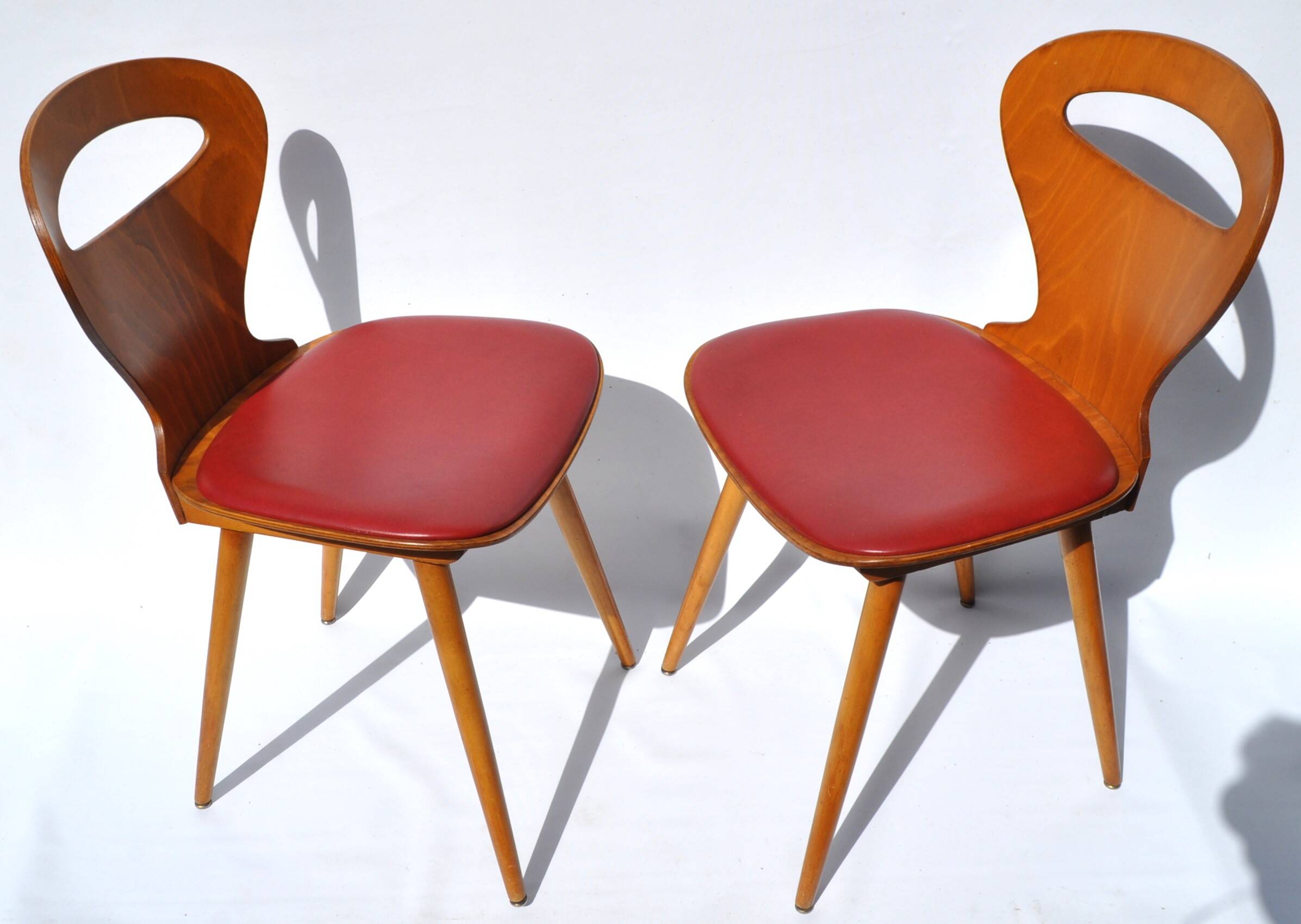 Pair of Baumann Chairs, Ant model - Vintage 1950s
