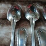 14 antique silver-plated cutlery sets
