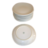 84 white porcelain plates "Pilliwuyt" diameter: 24cm