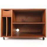 Meuble audio vintage Dyrlund en teck 'Glämmel'