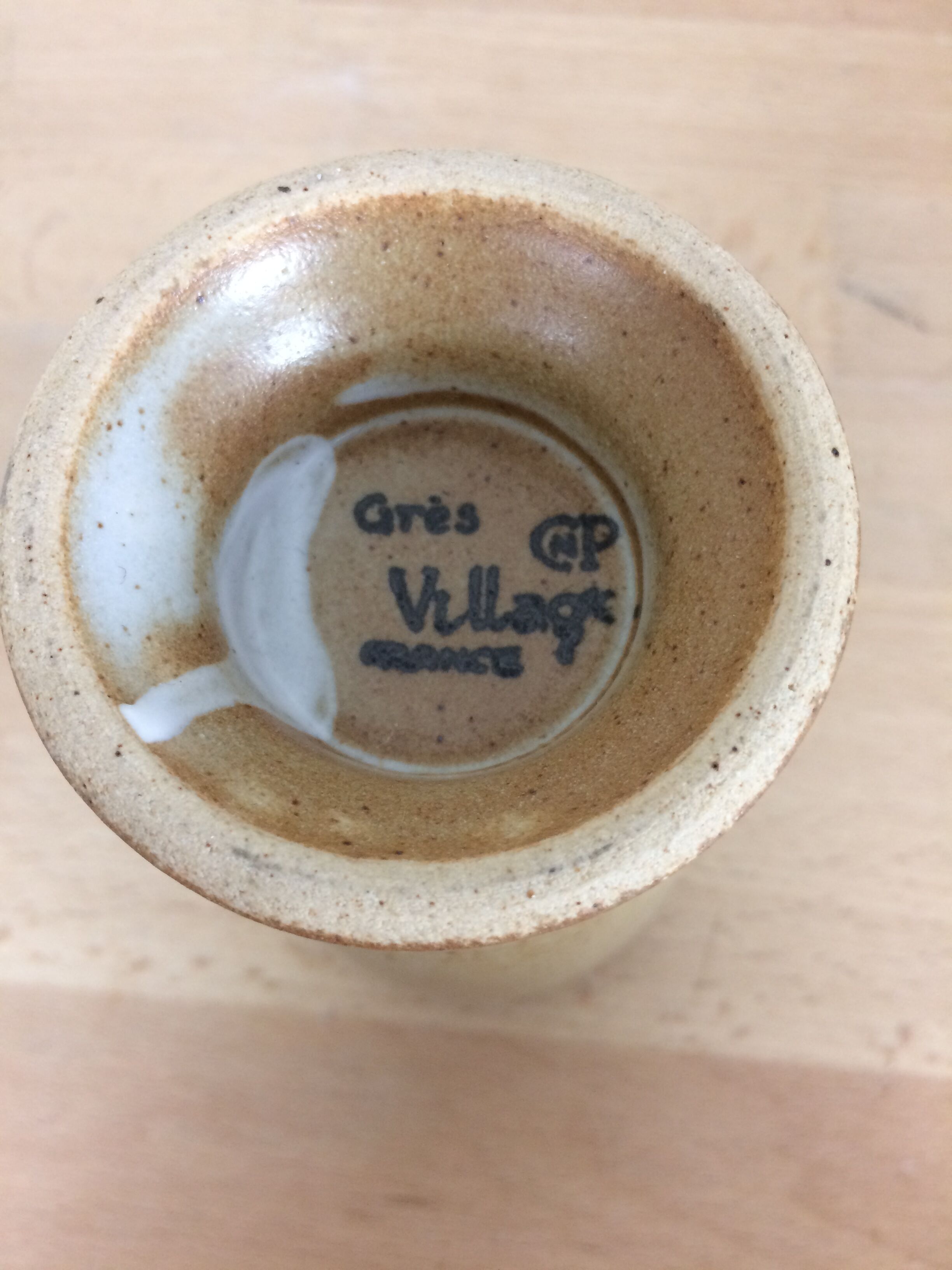 Glass mazagran Sandstone Village