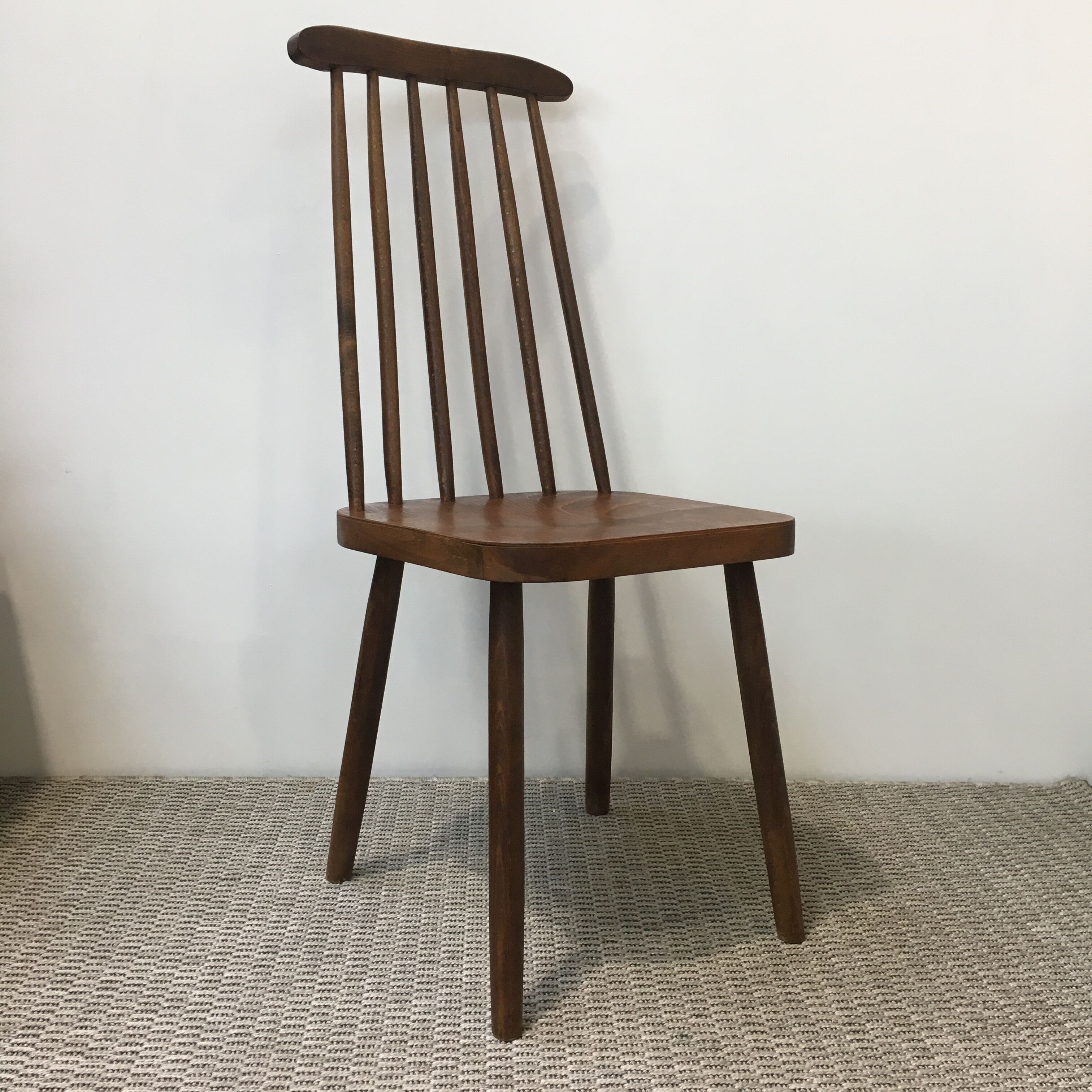 Scandinavian chair in solid wood
