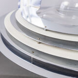 Metal round table lamp from the 70s vintage antique modern