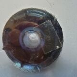 Cobalt glass candle holder by Maria Kariis