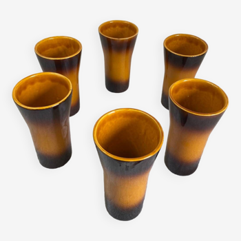 Poet Laval ceramic orangeade glasses
