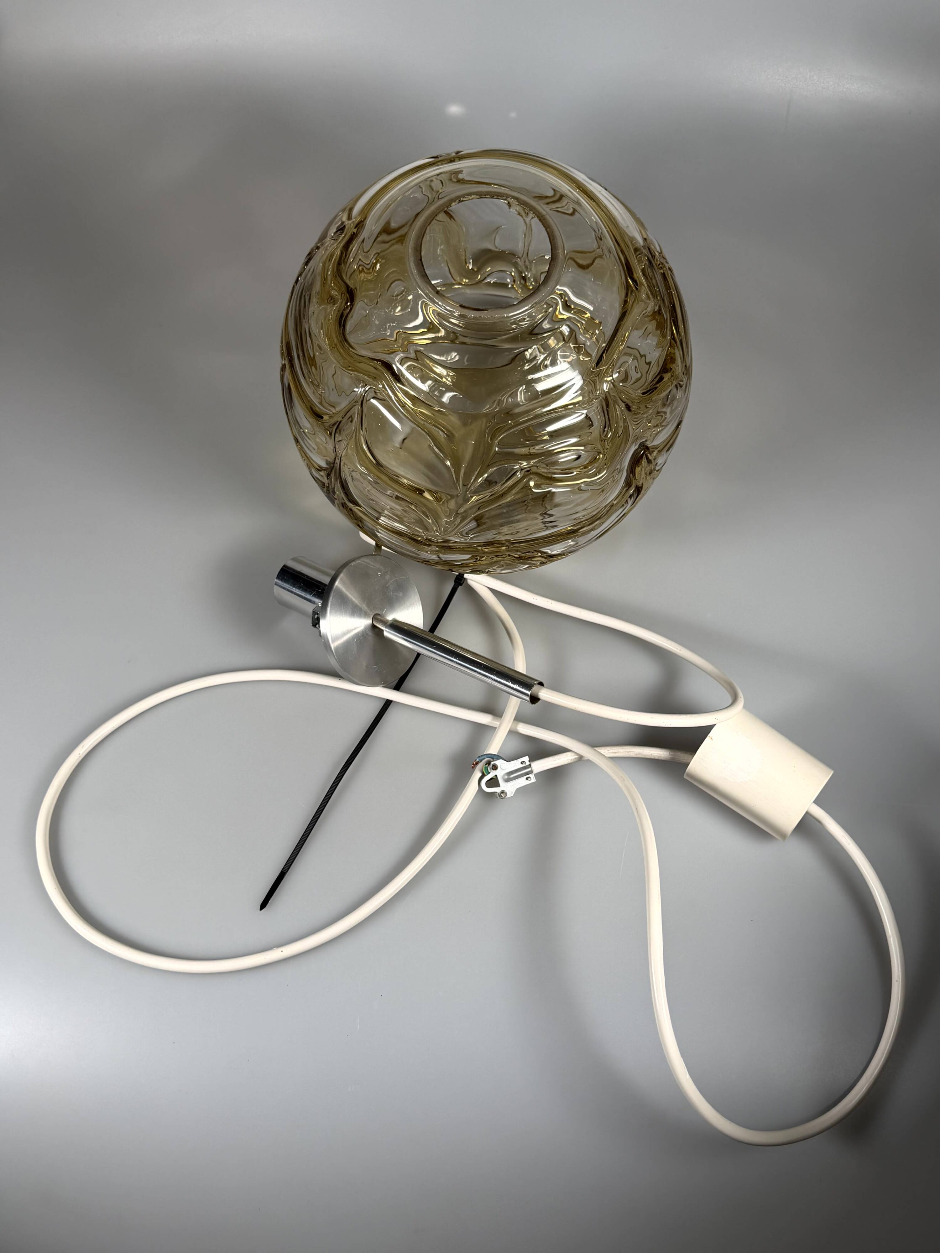 1960s 1970s Globe Hanging Lamp Pendant Lamp by Doria Leuchten Germany