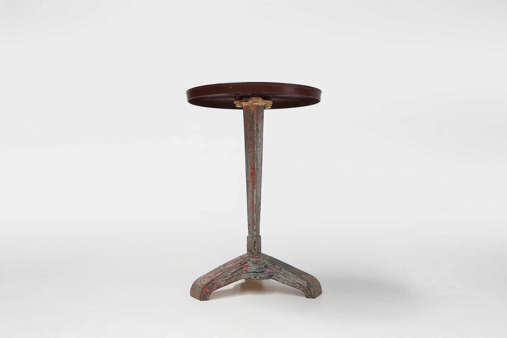 Bistro Table with Bakelite Top by Louis Vuitton for Rex, France, 1930s