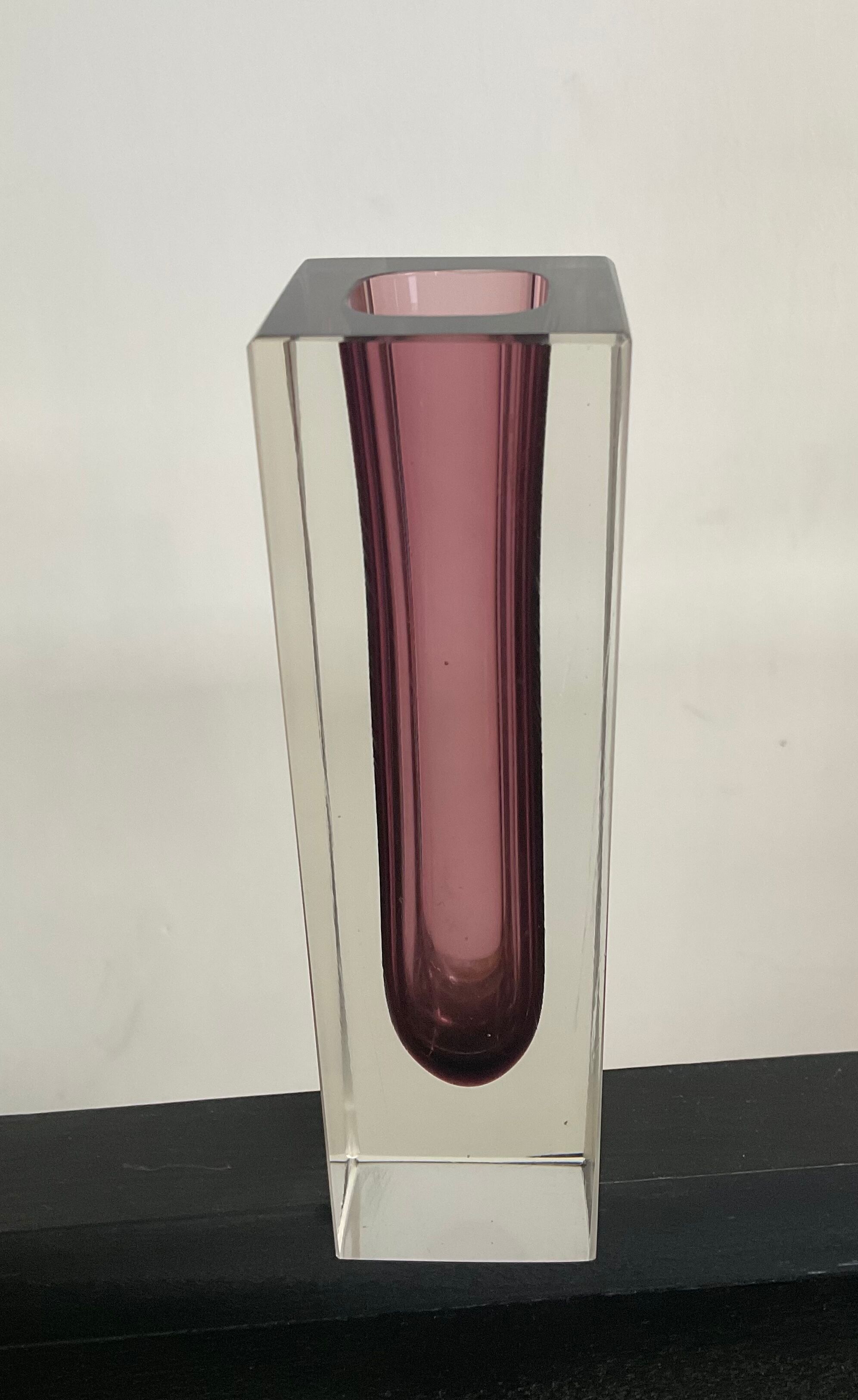 Murano Flávio Poli vase for Vetri from the 60s