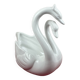 Large flowerpot couple of swans