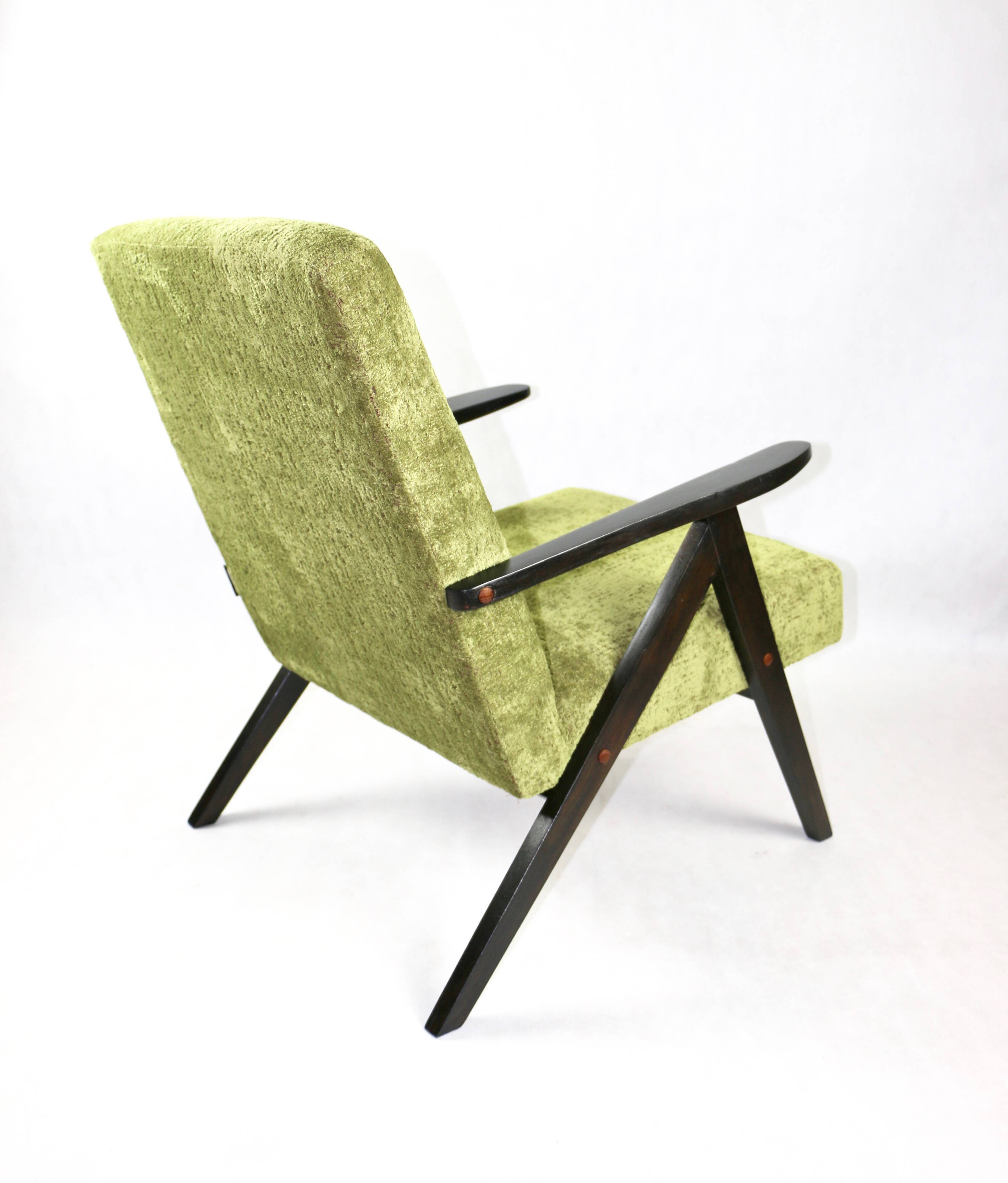 Fauteuil Vintage Modèle B-310 Vert Olive, 1970