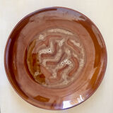 Set of 5 small plates, retro Polish ceramic Pruszkow