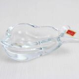 Empty crystal pear pocket ashtray