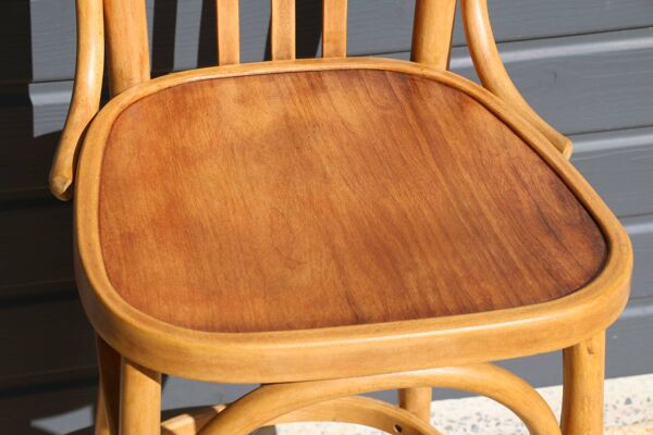 Chaise haute baumann 1950
