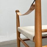 Mid-century modern Danish safari chair by Farstrup, 1960s.