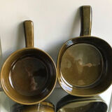 Toreboda Sweden 2 stoneware plates with handles